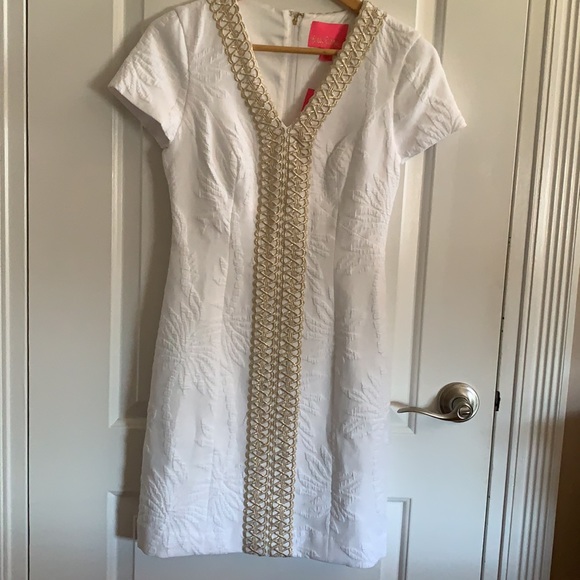 Host Pick NWT Lilly Pulitzer Arie Stretch Shift Dress - Picture 6 of 9